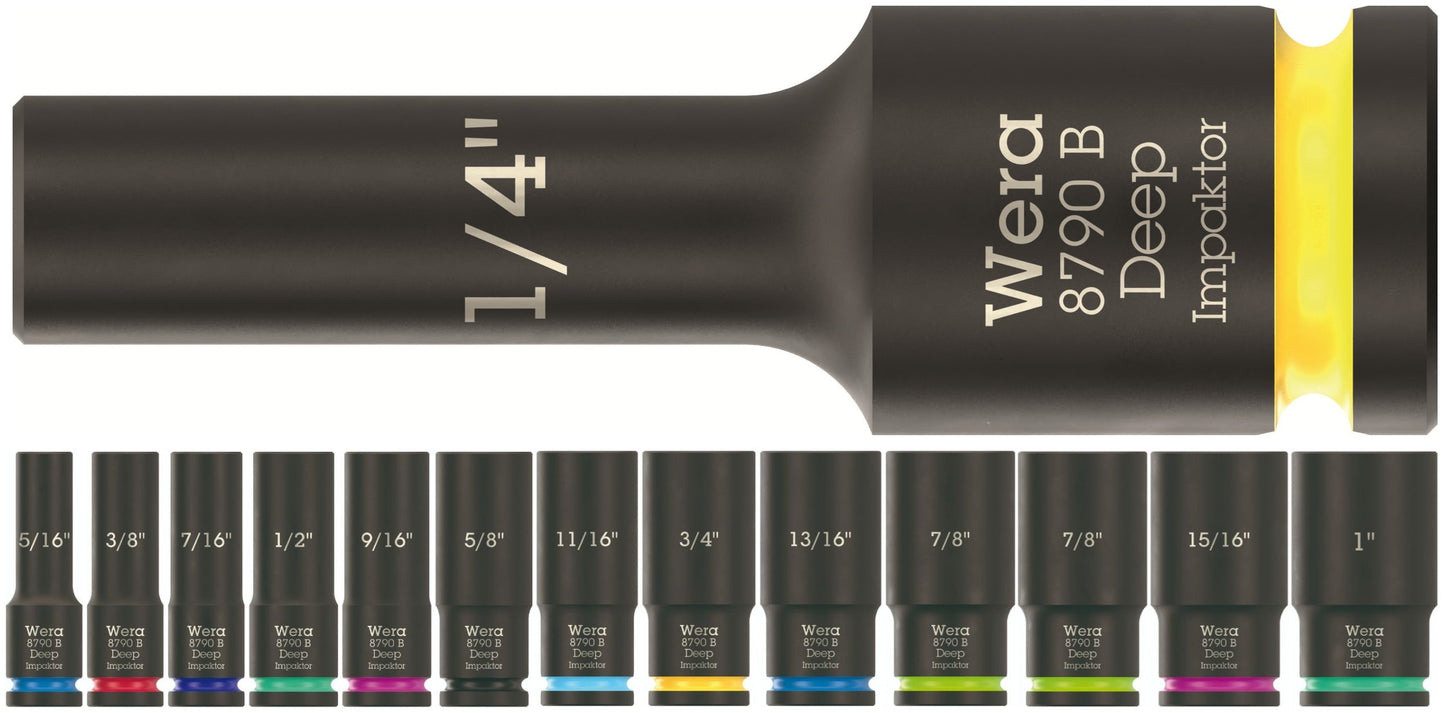 Wera 8790 B Impaktor Deep Socket 3/8" SAE