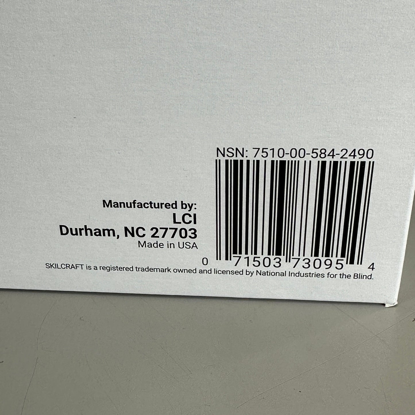 SKILCRAFT Double Pocket Presentation Portfolio Letter 9.5"x11.5" Light Blue 25/case