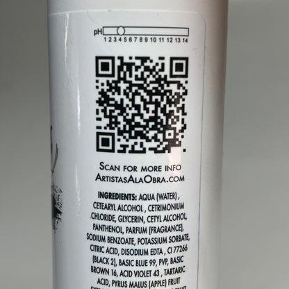 ARTISTAS A LA OBRA Black Treatment/Mask & Toner Ash Color Effect 8 Fl Oz