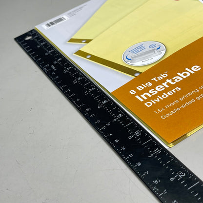 AVERY (12-PACK) Insertable Big Tab Dividers 3-Hole 8-Set Double-Sided Buff 11111