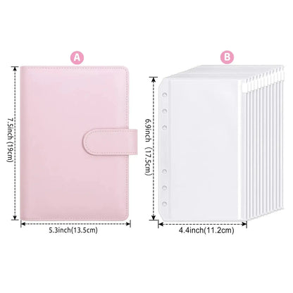 A6 Leather Budget Binder