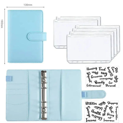 A6 Leather Budget Binder