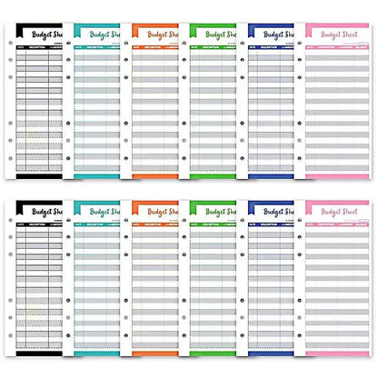 A6 Leather Budget Binder