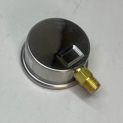 INDUSTRIAL CHOICE Stainless Steel Pressure Gauge 0-200 PSI 2.5" LS-200-2.5-SS-4