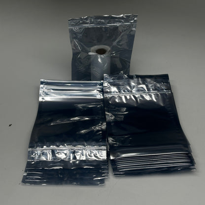 MACO Resealable Cellulose Plastic Bags 1000/Case Silver N2054-000068