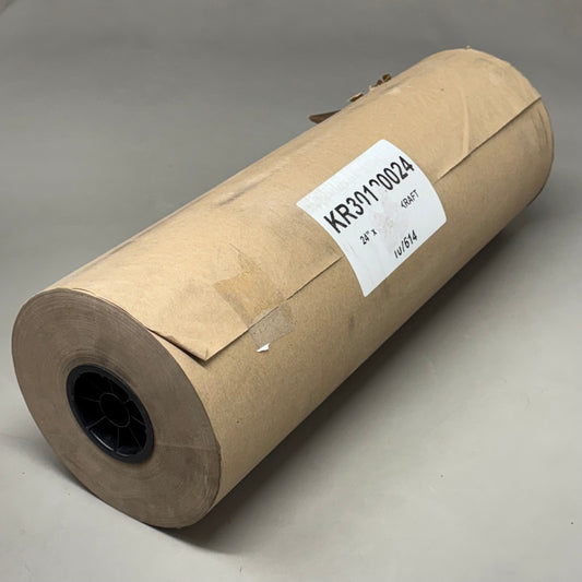 KRAFT KR30120024  30# Kraft Roll – 24” x 1200’ Paper Roll