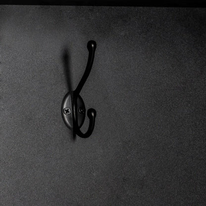 Modern Black Corner Hall Tree Coat Rack Entryway Storage Cabinet Shoe Bench