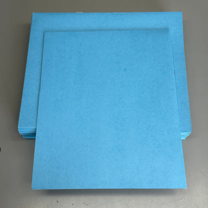 SKILCRAFT Double Pocket Presentation Portfolio Letter 9.5"x11.5" Light Blue 25/case