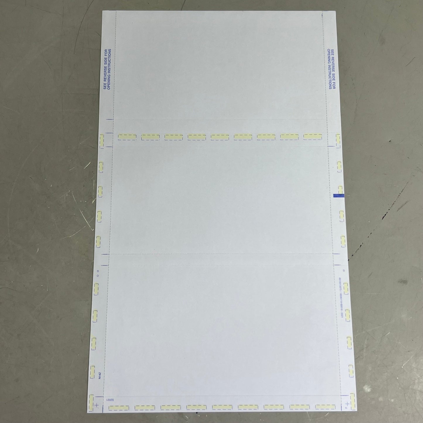 Check Paper (2000 Sheets) Sz 8.5" W x 14" L, White