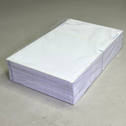Check Paper (2000 Sheets) Sz 8.5" W x 14" L, White