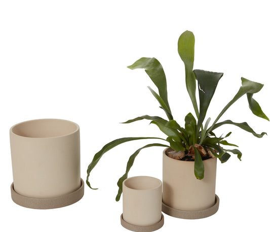 Kalmar Pot with Saucer 7”