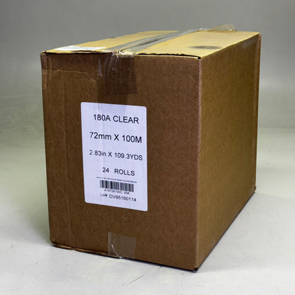 Tape (24 Rolls) 180A 2.83" x 109.3Yds  Clear A1872X100C