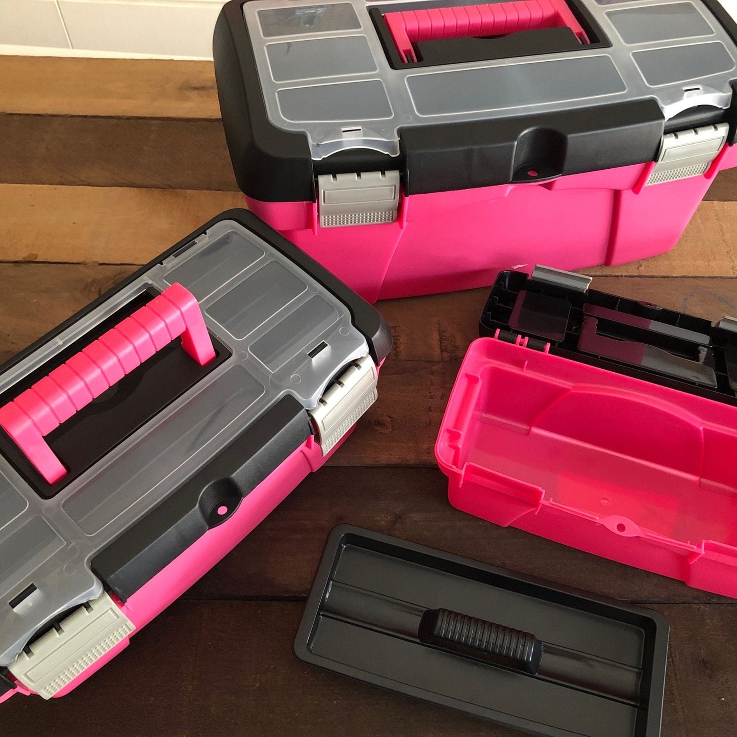 3 Piece Tool Box - Pink - DT5005P