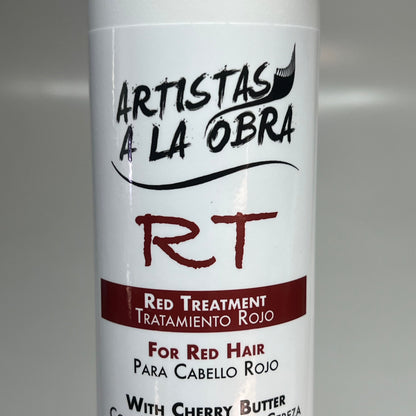 ARTISTAS A LA OBRA Red Treatment/Mask Adds Keeps Hair Vibrant 8 fl oz Red