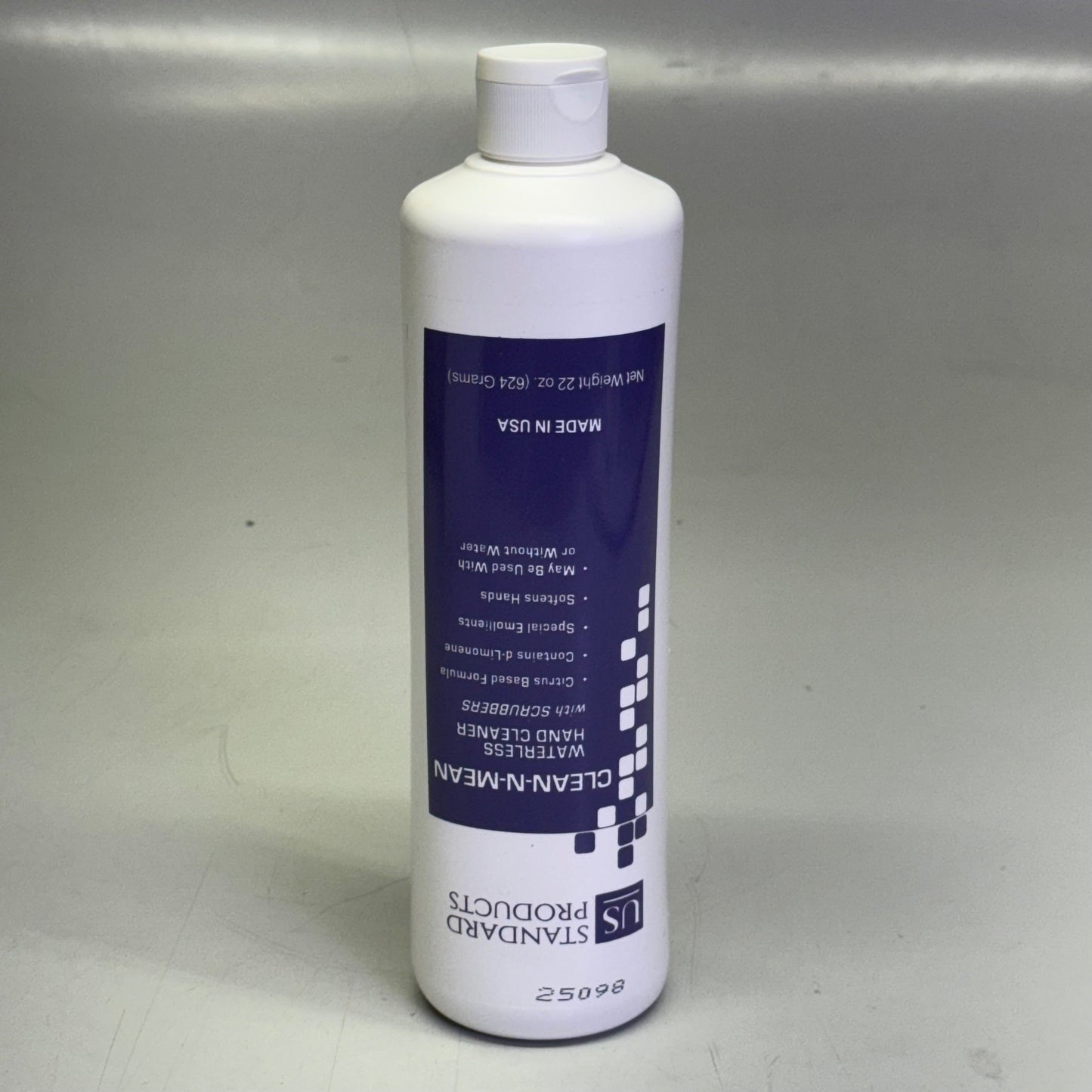 US STANDARD PRODUCTS (12 PACK) Clean-N-Mean Waterless Hand Cleaner 22 oz White 4969USP