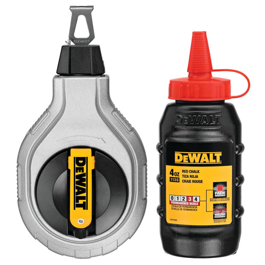 DeWalt DWHT47408 6:1 Aluminum Reel with Red Chalk