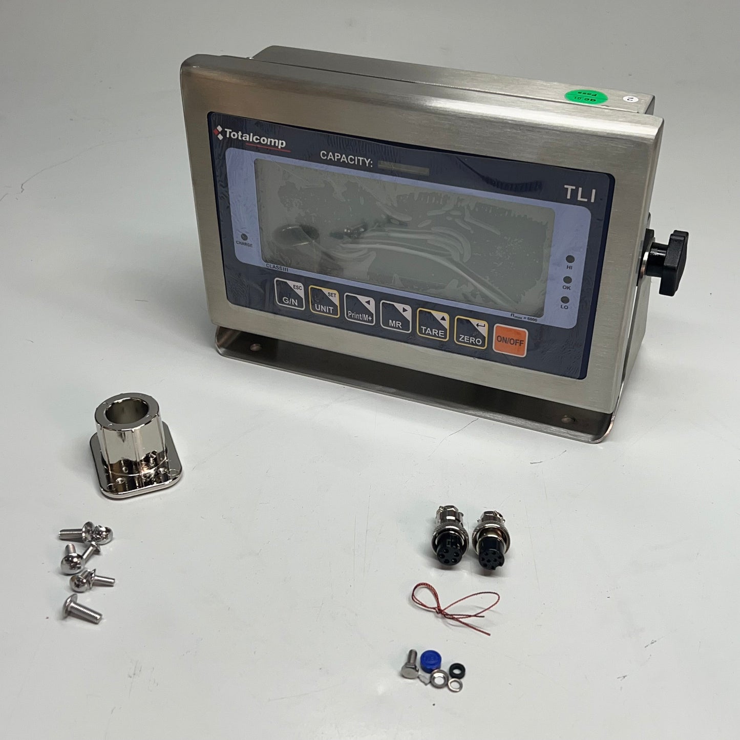 TOTAL COMP INC Stainless Steel Weight Indicator W/Power Cord 2" LCD 110013016033