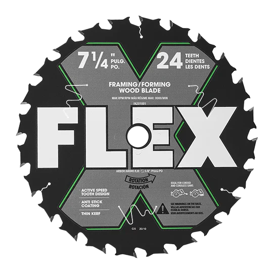 FLEX FA201001 7-1/4" 24t Carbide Circular Saw Blade