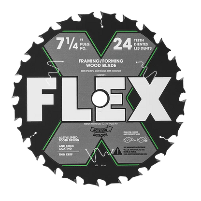 FLEX FA201001 7-1/4" 24t Carbide Circular Saw Blade