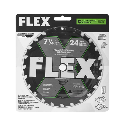 FLEX FA201001 7-1/4" 24t Carbide Circular Saw Blade