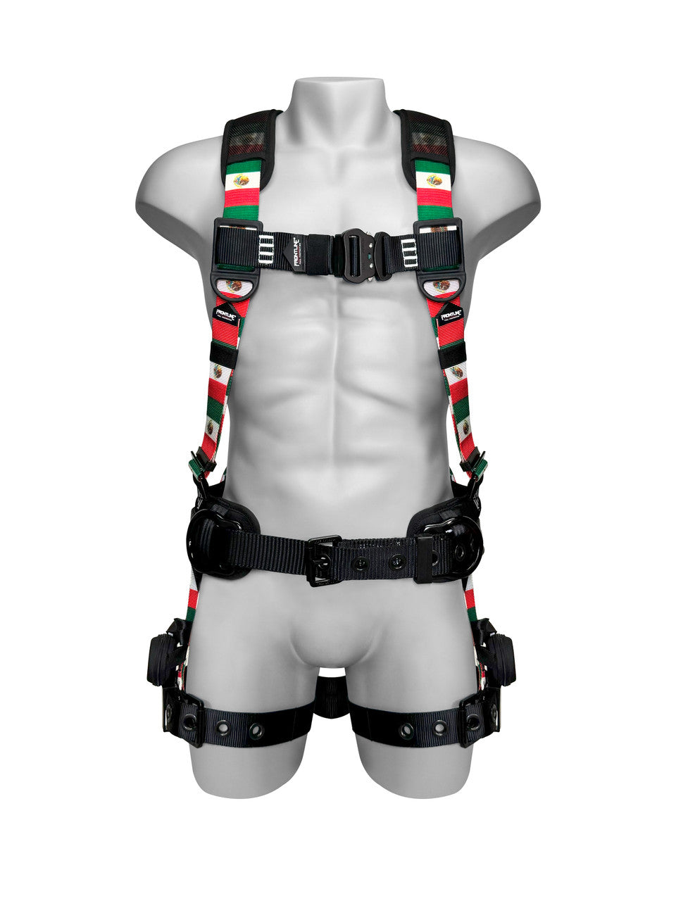 Frontline 110CTB-ML-MX Combat™ Mexican Style Full Body Harness with Aluminum Hardware and Suspension Trauma Straps