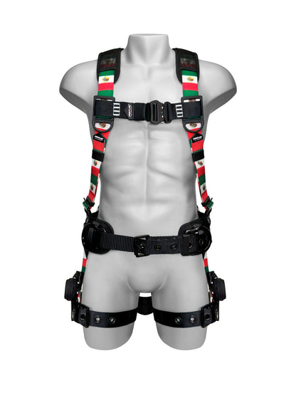 Frontline 110CTB-ML-MX Combat™ Mexican Style Full Body Harness with Aluminum Hardware and Suspension Trauma Straps