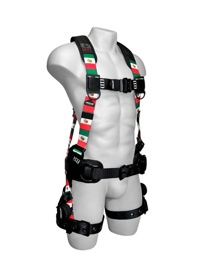 Frontline 110CTB-ML-MX Combat™ Mexican Style Full Body Harness with Aluminum Hardware and Suspension Trauma Straps