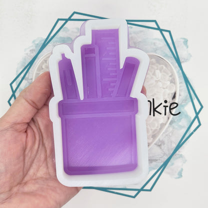 School Supply Mason Jar Freshie Mold