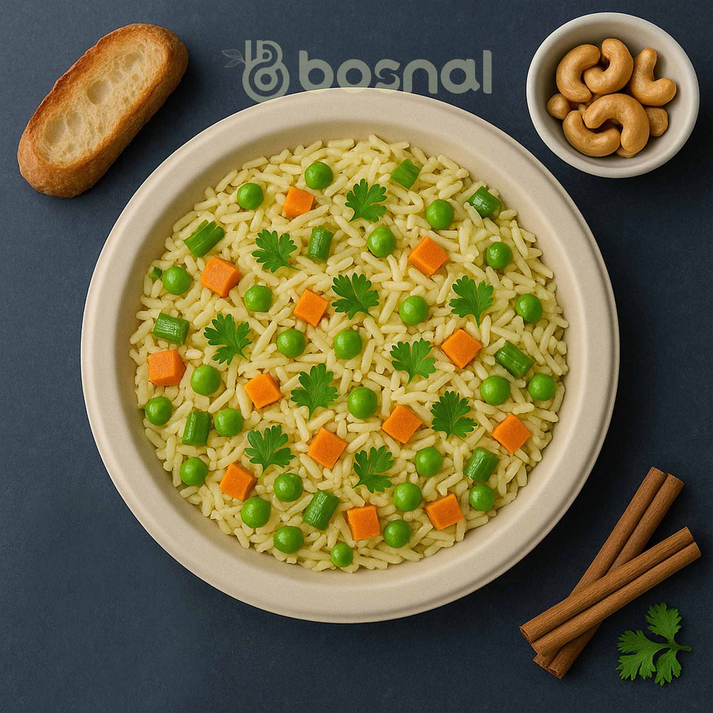 Bosnal – Sugarcane Bagasse Compostable 10 inch and 7 inch Round Plates