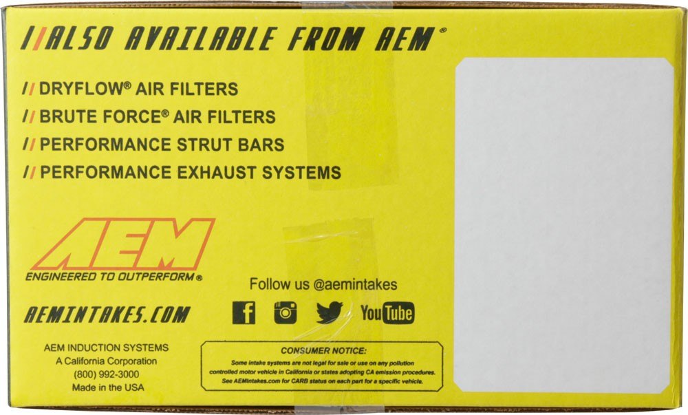 AEM Induction AEM 00-02 Mercury Cougar V6 Red Short Ram Intake 22-454R