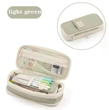 Korean Style Large Pen Box – Spacious Pencil Case