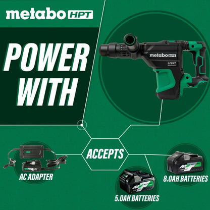 Metabo HPT DH3640DAQ2M 36V MultiVolt™ Brushless Cordless 1-9/16" SDS Max Rotary Hammer (Tool Body Only)