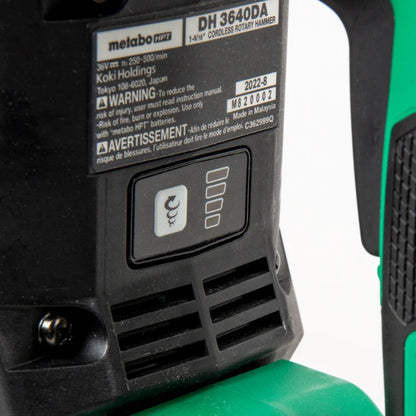 Metabo HPT DH3640DAQ2M 36V MultiVolt™ Brushless Cordless 1-9/16" SDS Max Rotary Hammer (Tool Body Only)