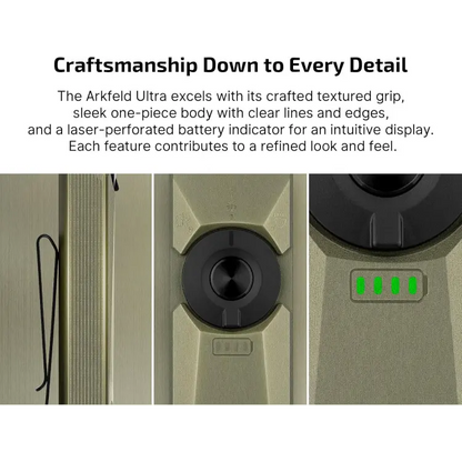 OLIGHT ARKFELDULTRAOLG Arkfeld Ultra 3-in-1 EDC Flashlight with O-aluminum Material - Olive Green CW(5700K~6700K)