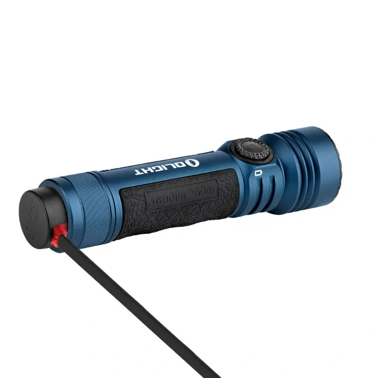 OLIGHT SEEKER4PROMNBUREGULAR Seeker 4 Pro High Power Flashlight - Midnight Blue CW(5700~7000K)