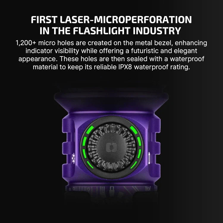 OLIGHT SEEKER4PROVIOLET Seeker 4 Pro High Power Flashlight Color - Cyber Violet CW(5700~7000K)