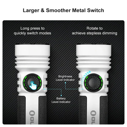 OLIGHT SEEKER4PROWH Seeker 4 Pro High Power Flashlight - White CW(5700~7000K)