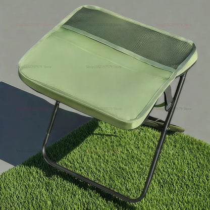 Portable Foldable Backpack Stool – Lightweight Camping Chair for Fishing, Picnic & Travel