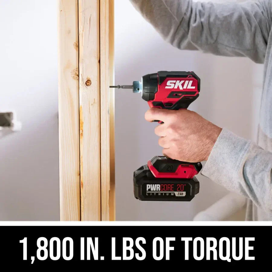 SKIL ID6739B-00 PWR CORE 20™ Brushless 20V 1/4 IN. Compact Hex Impact Driver (Tool Only)