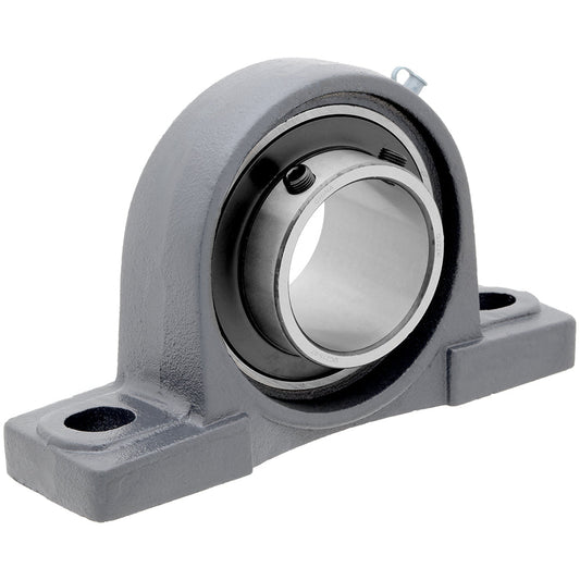 UCP214-44, Pillow Block Mounted Unit Bearing, 2.75 in Bore (ID), Insert Bearing: UC203, Housing: P214