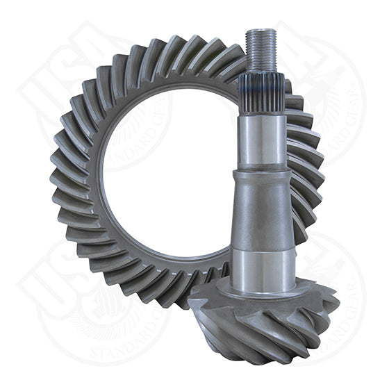 ~(21 lbs. 16X12X6)~ USA Standard Ring and Pinion gear set for GM 9.5IN in a 4.11 ratio