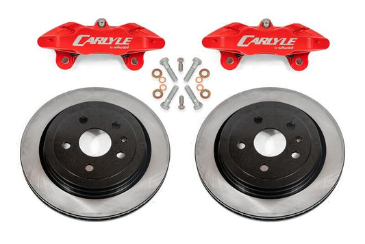 BMR Suspension BMR 97-04 Chevrolet Corvette C5 / 05-13 C6 Brake Kit For 15in Conversion Solid Rotors Red Calipers DBK551