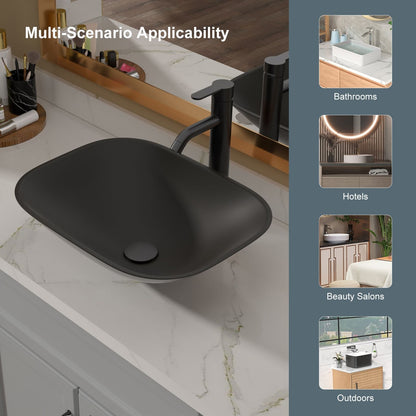 Above Counter Artistic Tempered Glass Bathroom Sink Transparent Counter Top Bathroom Single Bowl Vessel Basin