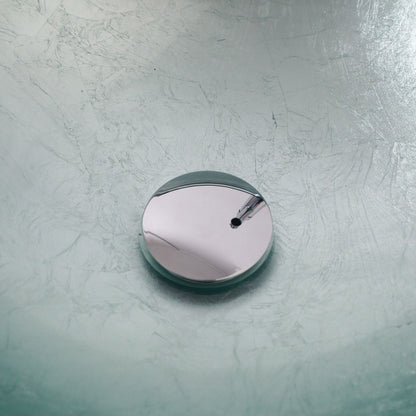 Above Counter Artistic Tempered Glass Bathroom Sink Transparent Counter Top Bathroom Single Bowl Vessel Basin