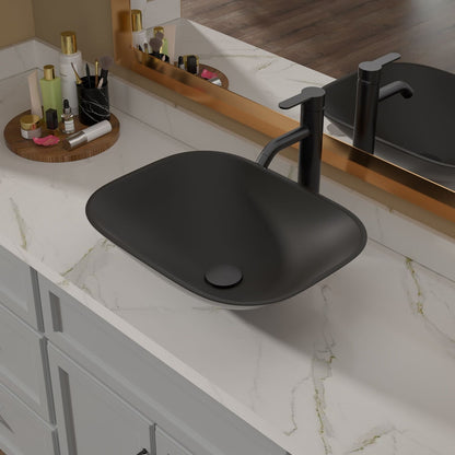 Above Counter Artistic Tempered Glass Bathroom Sink Transparent Counter Top Bathroom Single Bowl Vessel Basin