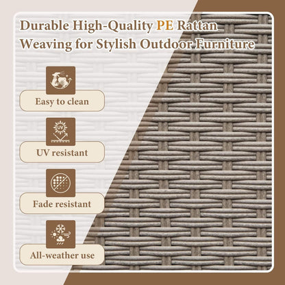 Alora Premium All-Weather Spacious Outdoor Patio Bar Table With Aluminum Frame (SAK51876)