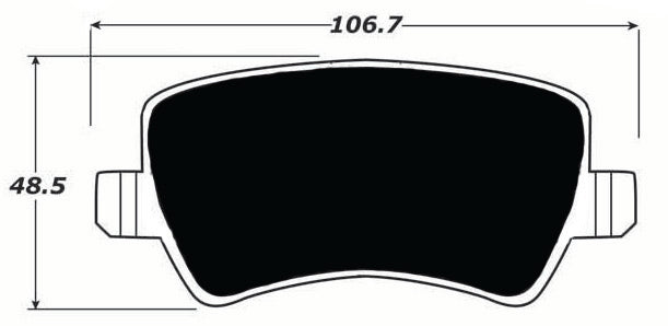 Porterfield Brake Pads for 2011 VOLVO S80 Awd 315mm Front Disc