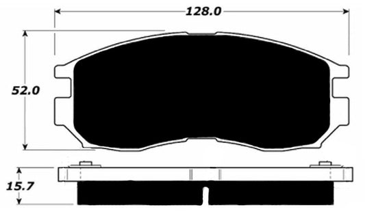 Porterfield Brake Pads for 1999 MITSUBISHI Eclipse