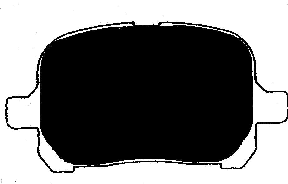 Porterfield Brake Pads for 2001 TOYOTA CAMRY V6 Made in Japan