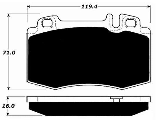 Porterfield Brake Pads for 2005 MERCEDES-BENZ S430